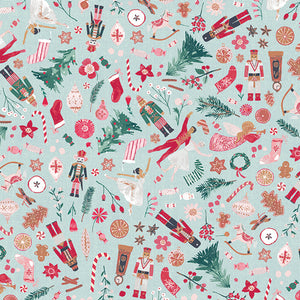 The Nutcracker Snow  WNT12259 from Wintertale designed by Katarina Roccello for  Art Gallery Fabrics