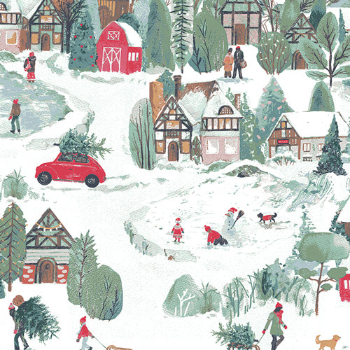 Winter Village  WNT12266 from Wintertale designed by Katarina Roccello for  Art Gallery Fabrics