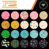 PREORDER 1-800-NOTION Thread Charms Turquoise RS5214 15 by Ruby Star Society- Moda- 1/2 Yard