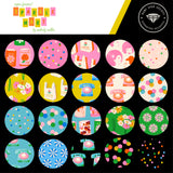 PREORDER Sparkle Mart Dottie's Friends Peach Blossom RS0120 15 by Melody Miller for Ruby Star Society -1/2 Yard