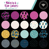 Teddy And The Bears Layer Cake RS2102LC by Sarah Watts for Ruby Star Society- Moda-