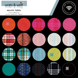 Warp Weft Mystic Fable Rainbow Plaid Natural RS4161 11 Alexia Abegg for Ruby Star Society- 1/2 Yard