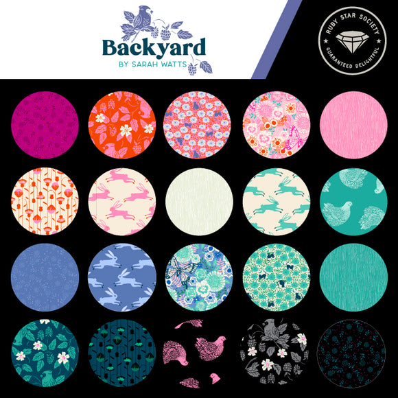 Backyard Half Yard Bundle RS2084HY by Sarah Watts for Ruby Star Society- Moda- 29 Prints