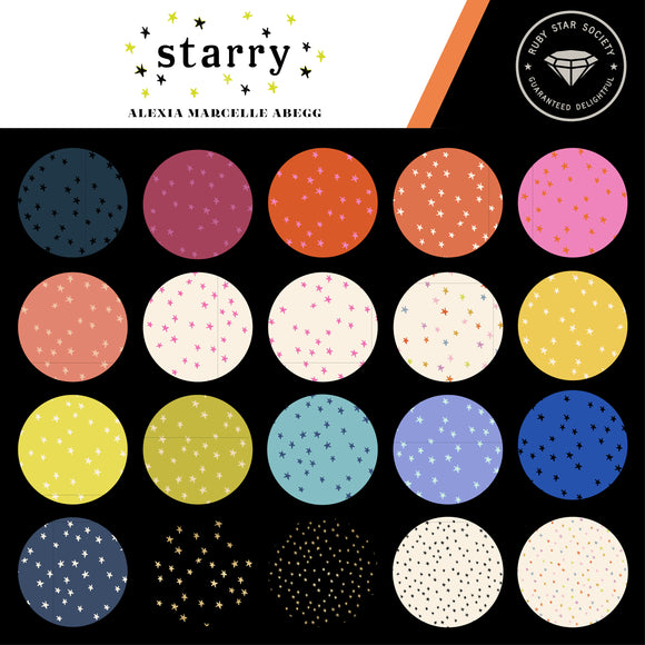 Starry Fat Quarter Bundle  RS4109FQ by Alexia Abegg -  Ruby Star Society-Moda-22 Prints