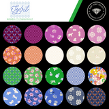 PREORDER Sybil- Essence- Lindley Blue RS1152 15 by Rashida Coleman Hale for Ruby Star Society- Moda-  1/2 Yard