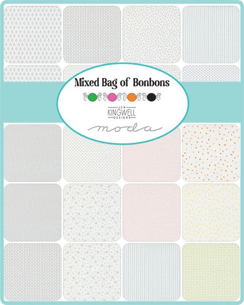 SAMPLE SPREE Mixed Bag Bonbons Half Yard 18250HY by Jen Kingwell - Moda-12 Prints