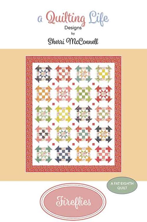 Fireflies G QLD 254 Pattern by Sherri McConnell from  A Quilting Life- 64 X 77