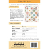 Happy Vibes Quilt Pattern By Frannie B Quilt Company- Finished size is 63" x 72 1/2".