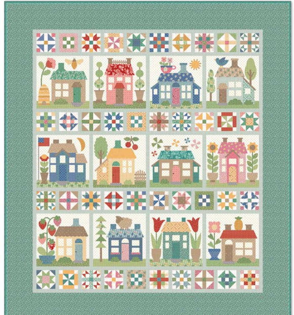 Home Town Quilt Kit  by Lori Holt of Bee in My Bonnet -Riley Blake Designs- 75