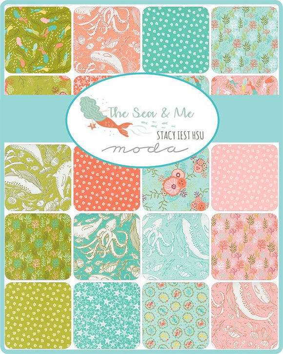 The Sea and Me Charm Pack by Stacy Iest Hsu- Moda