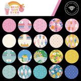 Best Day Ever Diamond Flowers Flamingo RS0107 14 by Melody Miller for Ruby Star Society-Moda- 1/2 Yard