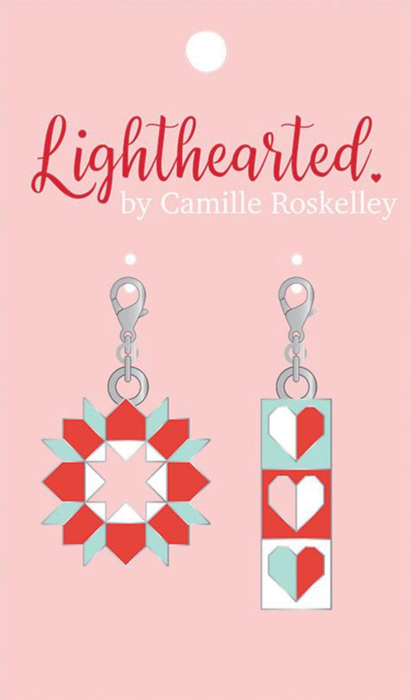 Lighthearted Zipper Pulls 2ct by Camille Roskelley