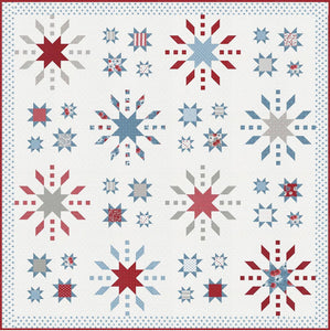 Grand Finale Quilt Kit featuring Old Glory by Lella Boutique- 78X78