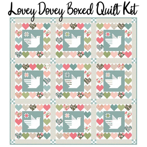 Lovey Dovey Boxed Quilt Kit by Lella Boutique- Moda-