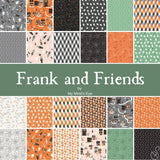 Frank and Friends Diamonds C17473-ORANGE by My Mind's Eye- Riley Blake Designs- 1/2 Yard
