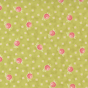 Stitched Raspberry Grass 20431 13 by Fig Tree- 1 Yard