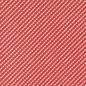 Stitched Pinked Stripe Persimmon 20436 14 by Fig Tree- 1 Yard