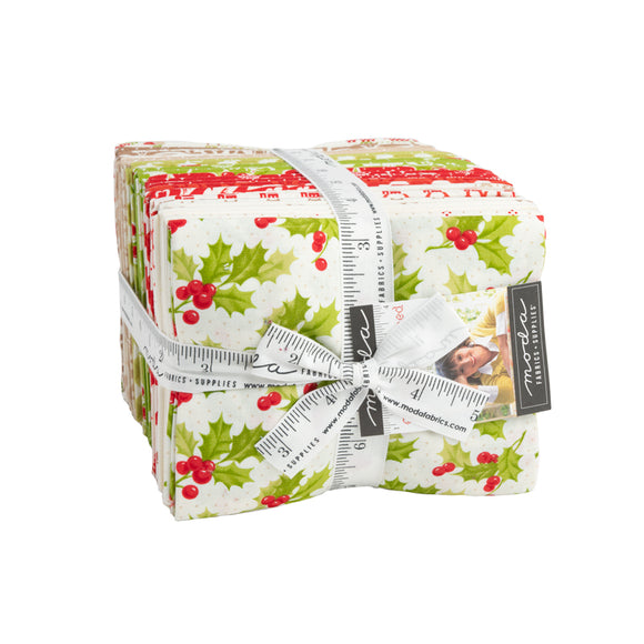 Christmas Stitched Fat Quarter Bundle 20440AB Fig Tree- Moda- 35 Prints