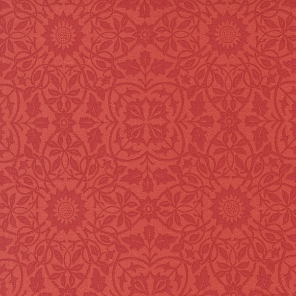 Christmas Stitched Tapestry Damask Pomegranite 20446 15 Fig Tree- Moda- 1 yard