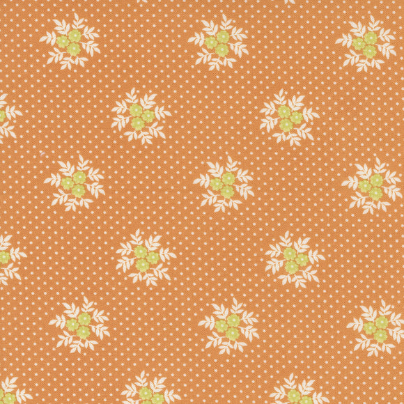 Fruit Cocktail Posey Blossoms Tangerine 20464 17 by  Fig Tree- Moda- 1 Yard