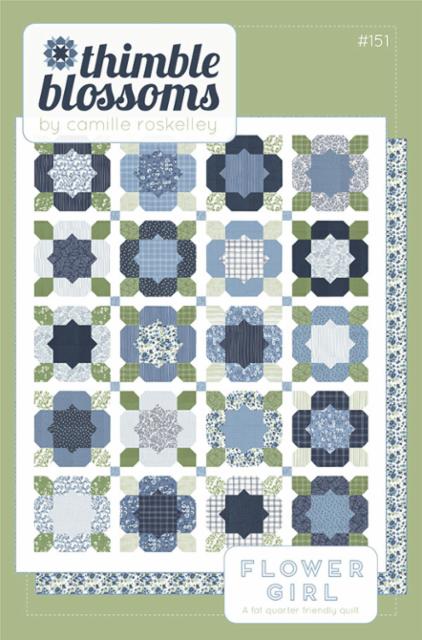 PREORDER Flower Girl Quilt Kit using NANTUCKET SUMMER by Camille Roskelley of Thimble Blossoms