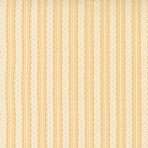 Buttercup & Slate Lacey Stripe Goldenrod 29157 12 by Corey Yoder- Moda- 1 Yard
