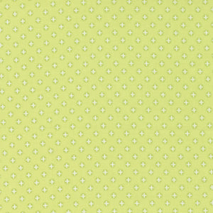 Sunwashed Pomegranate Polka Dots Light Lime 29166 34 by Corey Yoder- Moda- 1 Yard