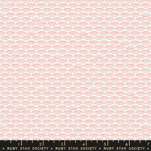 Koi Pond  Smile and Wave Peach Fizz RS1042 16 by Ruby Star Society - Moda - HALF YARD