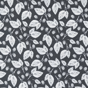 Midnight in the Garden Blackberry Bramble  Charcoal 43125 13 by Sweetfire Road - Moda- 1 Yard