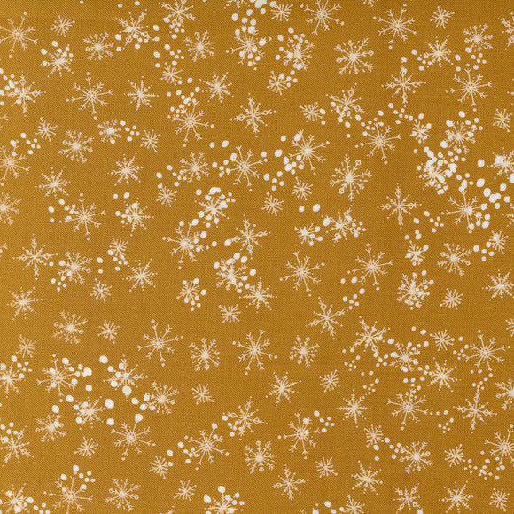 Cheer Merriment Snowfall Brass 45535 15 by Fancy That Design House- Moda- 1 Yard