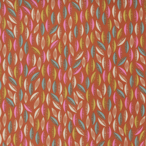 Songbook A New Page Cascade Rust 45557 14 by Fancy That Design House- Moda- 1 Yard