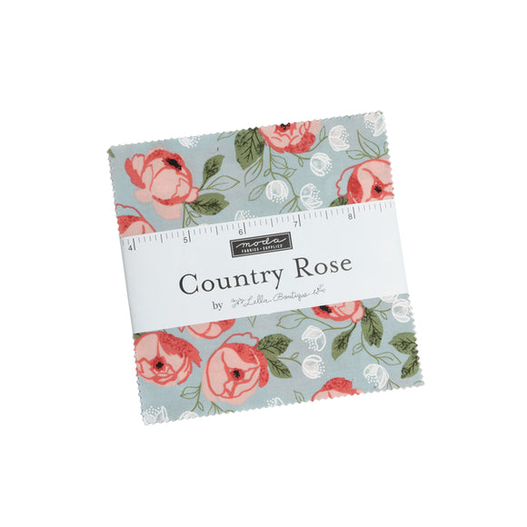 Country Rose Charm Pack by Lella Boutique- Moda