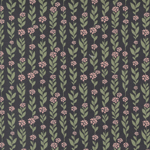 Country Rose Climbing Vine Charcoal 5171 17 by Lella Boutique- Moda-1 Yard