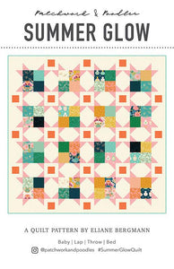 Summer Glow Quilt Kit Using Curio Collection by  Ruby Star Society- Pattern by Patchwork and Poodle- 66" X 66"