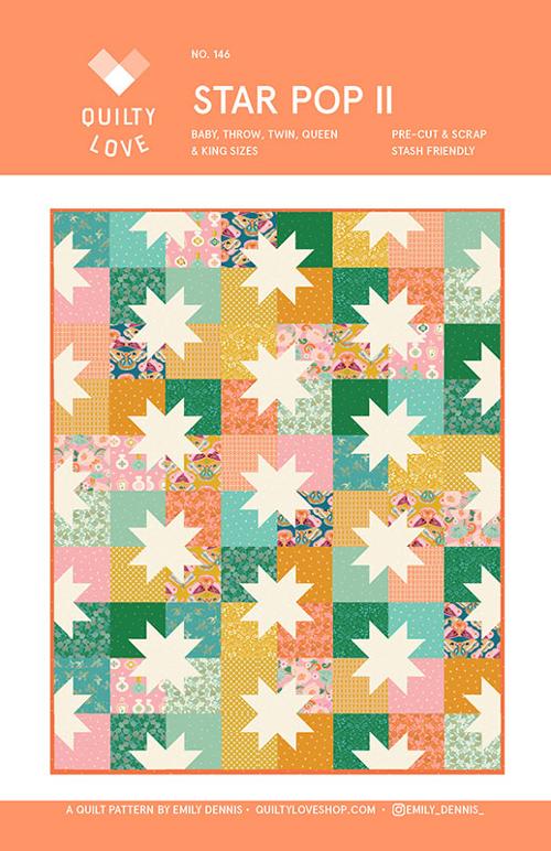 Star Pop II Quilt Kit Using Curio Collection by  Ruby Star Society- Pattern by Emily Dennis- 60