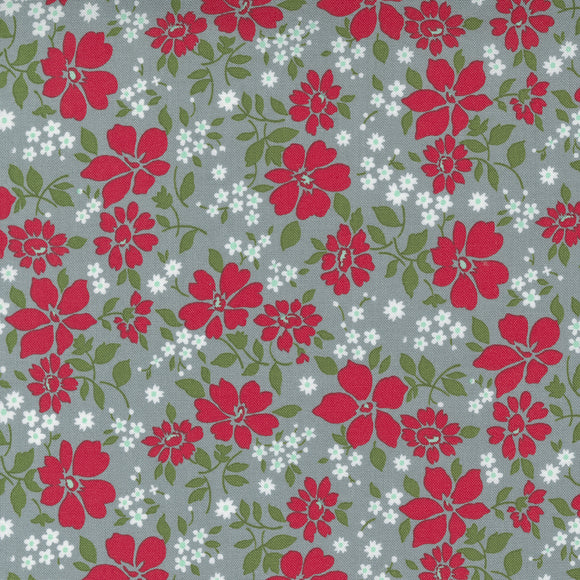 Merry Little Christmas Winterberry Silver  55243 17 by Bonnie and Camille- Moda- 1 yard