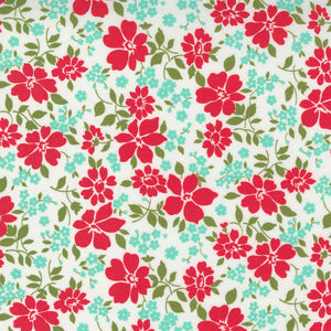 Merry Little Christmas Winterberry Cream Multi 55243 19 by Bonnie and Camille- Moda- 1 yard