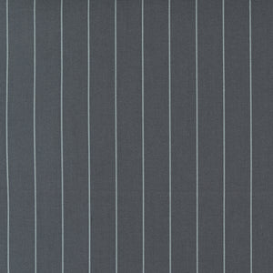 Merry Little Christmas Pin Stripe Charcoal 55244 18 by Bonnie and Camille- Moda- 1 yard