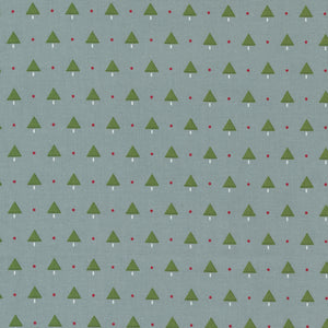 Merry Little Christmas Little Trees Silver 55246 17 by Bonnie and Camille- Moda- 1 yard