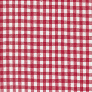Merry Little Christmas Red Gingham Woven 55249 13 by Bonnie and Camille- Moda- 1 yard