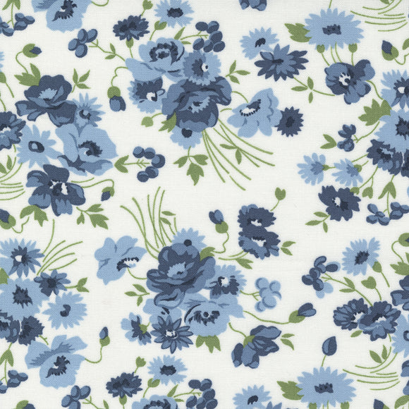 PREORDER Nantucket Summer Summerset Florals Cream Multi 55260 11 by Camille Roskelley of Thimble Blossoms- 1/2 Yard