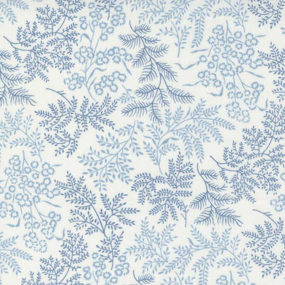 PREORDER Nantucket Summer Sconset Cream Blue 55261 34 by Camille Roskelley of Thimble Blossoms- 1/2 Yard