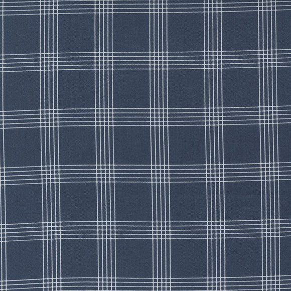 PREORDER Nantucket Summer Plaid Checks Navy 55262 13 by Camille Roskelley of Thimble Blossoms- 1/2 Yard