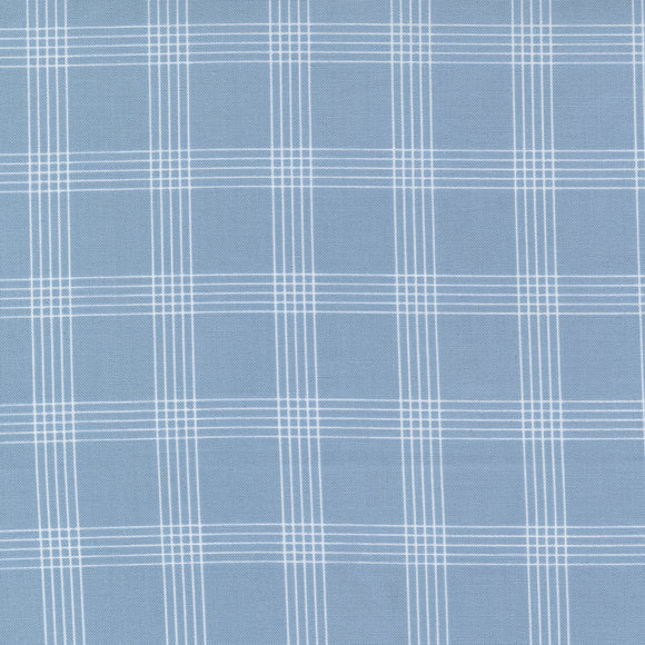 PREORDER Nantucket Summer Plaid Checks Light Blue 55262 14 by Camille Roskelley of Thimble Blossoms- 1/2 Yard