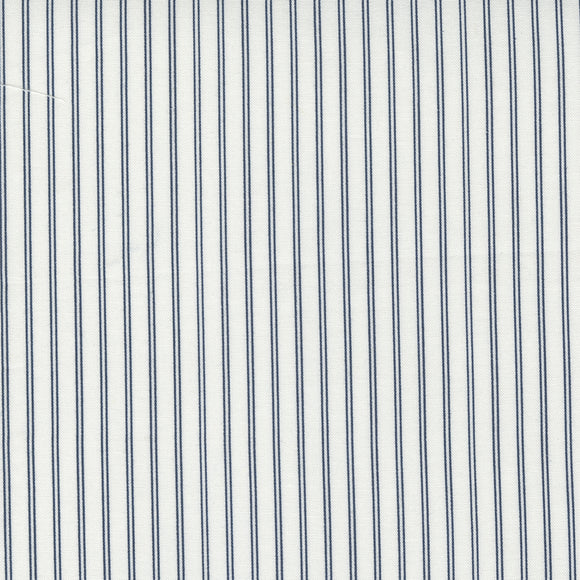 PREORDER Nantucket Summer Stripe Cream Navy 55267 11 by Camille Roskelley of Thimble Blossoms- 1/2 Yard