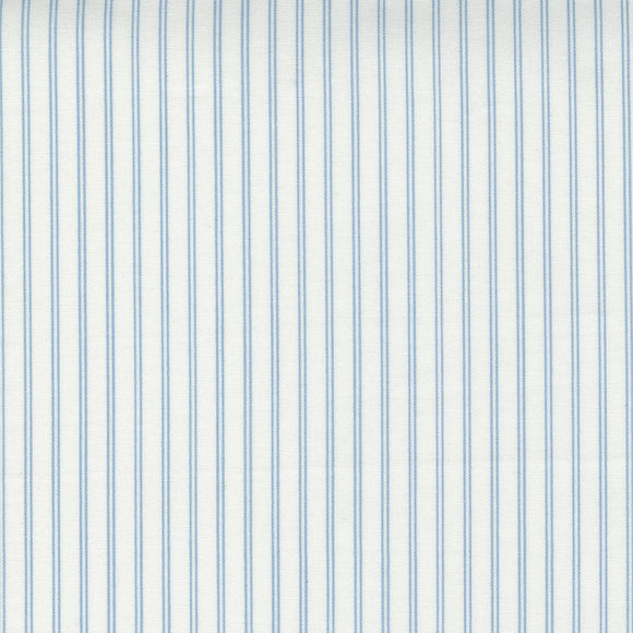 PREORDER Nantucket Summer Stripe Cream Blue  55267 24 by Camille Roskelley of Thimble Blossoms- 1/2 Yard