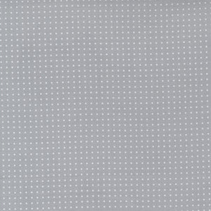 Dwell Pin Dot Gray 55276 18  by Camille Roskelley- Moda- 1 Yard