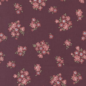 Sunnyside Fresh Cuts Mulberry 55288 21 by Thimble Blossoms for Moda- 1 yard