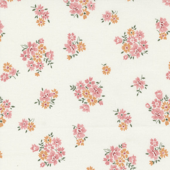 Sunnyside Fresh Cuts Coral 55288 31 by Thimble Blossoms for Moda- 1 yard