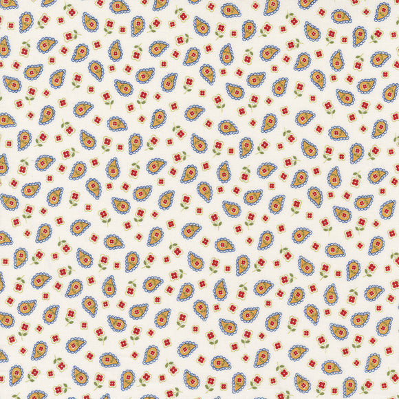 Graze Clover Vanilla 55602 11 by Sweetwater - Moda- 1 Yard